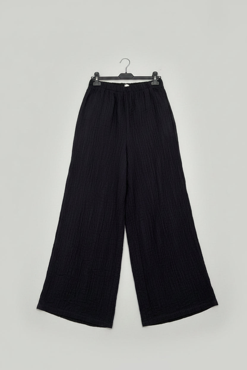 Coordinato elasticizzato blu