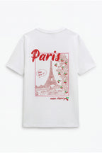 T-shirt manica corte over-size paris